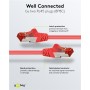 GOOBAY καλώδιο δικτύου 93214, CAT 6 S/FTP, copper, 250MHz, 0.25m, κόκκινο