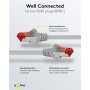 GOOBAY καλώδιο δικτύου 50890, CAT 6 S/FTP, copper, 250MHz, 7.5m, γκρι