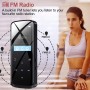 RUIZU MP3 player D50 με οθόνη 1.8", 16GB, Bluetooth, ελληνικό μενού, μαύρο
