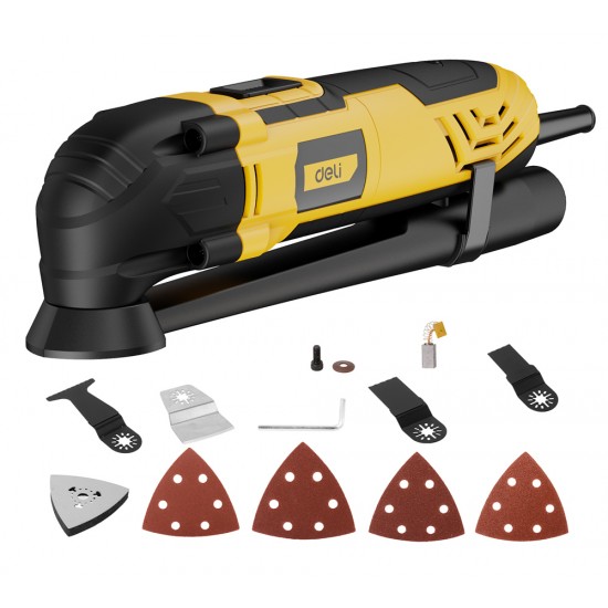 DELI παλινδρομικό πολυεργαλείο DC650, 300W, ρυθμιζόμενη ταχύτητα