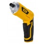 DELI κατσαβίδι μπαταρίας με μύτες DL-DP04-E2B1, LED φακός, 1500mAh