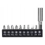 DELI κατσαβίδι μπαταρίας με μύτες DL-DP04-E2B1, LED φακός, 1500mAh