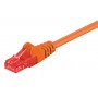 GOOBAY καλώδιο δικτύου 95594, CAT 6 U/UTP, CCA, 250MHz, 1.5m, πορτοκαλί