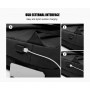 ARCTIC HUNTER τσάντα πλάτης 1701L με θήκη laptop 15.6", USB, 17L, μαύρη