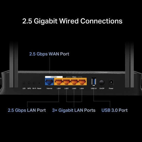 TP-LINK router Archer BE230, WiFi 7, 3600Mbps BE3600, Dual Band, V2.0