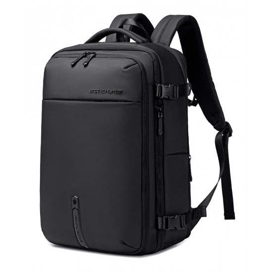 ARCTIC HUNTER τσάντα πλάτης B00866 με θήκη laptop 15.6", αεροστεγής θήκη, 35.5L/49.5L, μαύρη