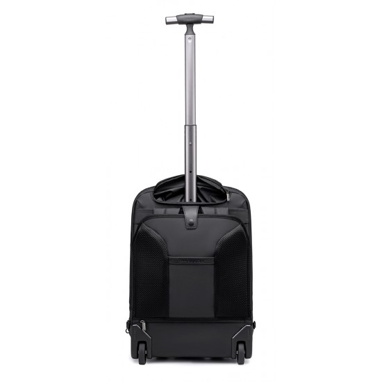 ARCTIC HUNTER τσάντα ταξιδίου LG00861 με θήκη laptop 15.6", τροχήλατη, 42L/54L, μαύρη