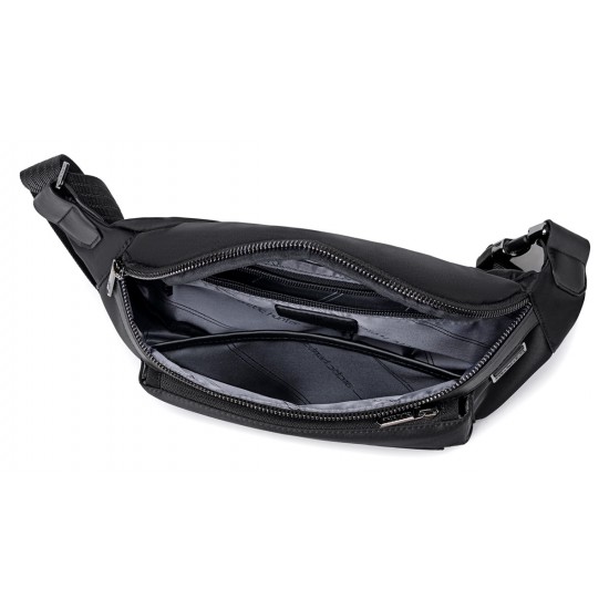 ARCTIC HUNTER τσάντα Crossbody XB00837, 3.5L, μαύρη