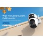 TP-LINK smart κάμερα Tapo C545D, dual lens, 2K/3MP, WiFi, PTZ, IP66, V1.0