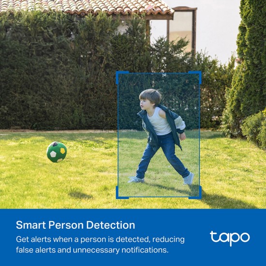 TP-LINK smart ηλιακή κάμερα Tapo C410 KIT, 2K/3MP, WiFi, IP65, V2.0