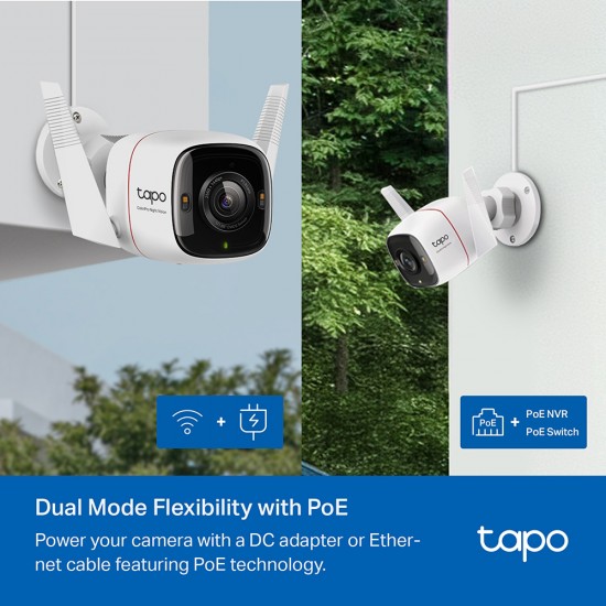 TP-LINK smart κάμερα Tapo C325WB, 2K, WiFi, IP66, V2.0