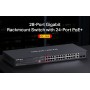 MERCUSYS rackmount switch MS128GP, 28x Gigabit θύρες, PoE+, V1.0