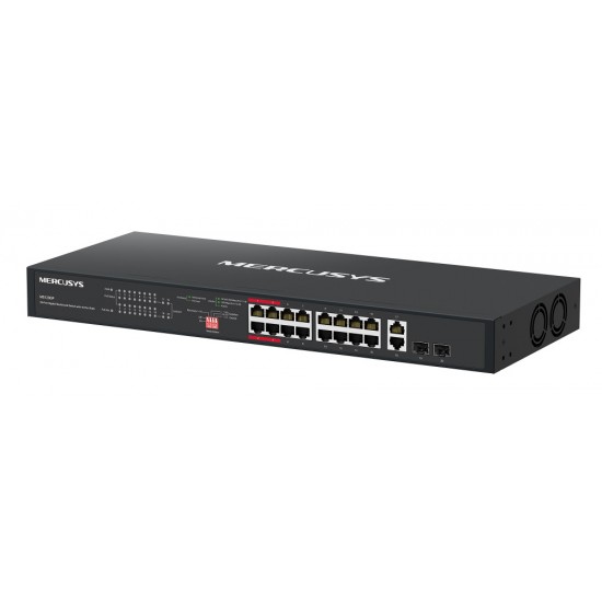 MERCUSYS rackmount switch MS120GP, 20x Gigabit θύρες, PoE+, V1.0
