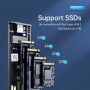 ORICO θήκη για 2x M.2 NVME SSD AM2C3-2N, 10Gbps, tool free, γκρι