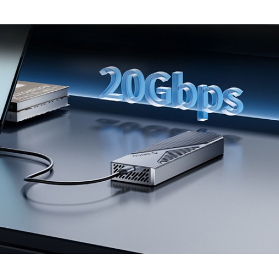 ORICO θήκη για M.2 NVME SSD CNM2-G20, 20Gbps, γκρι