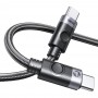 ORICO καλώδιο USB-C C2CZ, 100W, 480Mbps, 1m, μαύρο