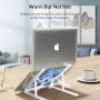 ORICO πλαστική βάση για laptop PFB-A23, 11-17", foldable, πλαστική, λευκή