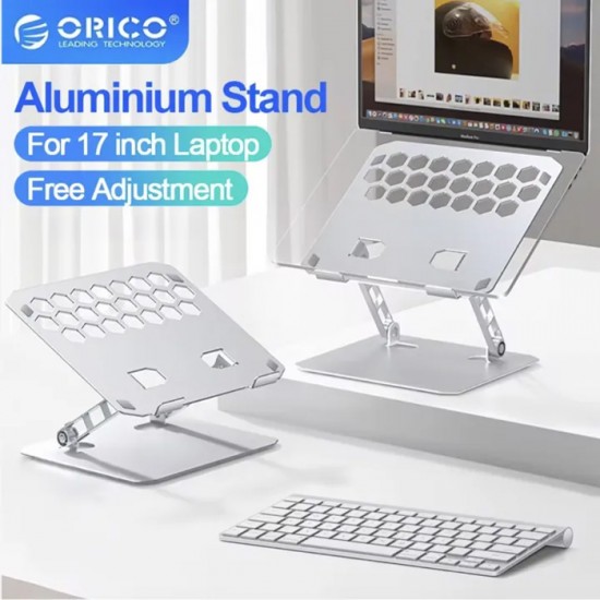 ORICO μεταλλική βάση για laptop/tablet LST02, 11~15.6", foldable, ασημί