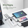 ORICO USB hub CT2U3-7AB με διακόπτες, 7x θυρών, USB 3.0, 5Gbps, USB σύνδεση, μαύρο
