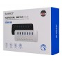 ORICO USB hub CT2U3-7AB με διακόπτες, 7x θυρών, USB 3.0, 5Gbps, USB σύνδεση, μαύρο