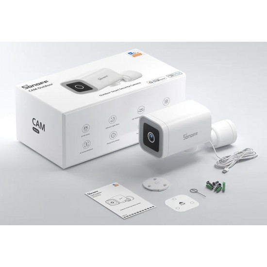 SONOFF smart κάμερα CAM-B1P, 2K, WiFi, SD, IP65
