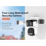 VSTARCAM smart κάμερα CS621FR, four-lens, 2MP, WiFi, SD, PTZ, IP66
