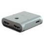 GOOBAY HDMI switch 77791, 2 σε 1, 8K/60Hz, γκρι