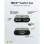 GOOBAY HDMI switch 77791, 2 σε 1, 8K/60Hz, γκρι
