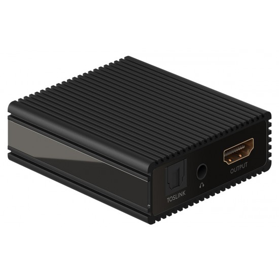 GOOBAY HDMI audio extractor 79138, 4K/30Hz, μαύρο