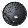 POWERTECH LED φωτιστικό καμπάνα PT-1557, 100W, 6500K, Φ30x4cm, IP65, μαύρο
