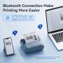 NIIMBOT smart θερμικός εκτυπωτής ετικετών B4, 203dpi, Bluetooth, μπλε