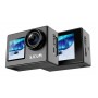 SJCAM action camera SJ4000 Dual Screen, 2x οθόνες, 16MP/4K, WiFi, αδιάβροχη θήκη, μαύρη