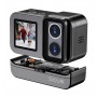 SJCAM action camera SJ20 με 2x φακούς, 2x οθόνες, 20MP/4K, WiFi, αδιάβροχη θήκη, μαύρη
