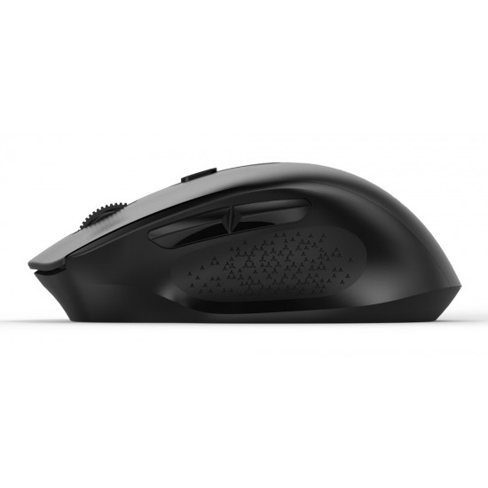 POWERTECH ασύρματο ποντίκι PT-1578, 2.4GHz & Bluetooth, έως 4000DPI, μαύρο
