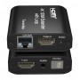 POWERTECH HDMI video extender CAB-H195 μέσω καλωδίου RJ45, 4K/30Hz, με loop, έως 120m