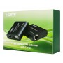 POWERTECH HDMI video extender CAB-H195 μέσω καλωδίου RJ45, 4K/30Hz, με loop, έως 120m