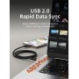 CABLETIME καλώδιο USB-C CT-CM60, 60W, 480Mbps, 1m, μαύρο