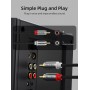 CABLETIME καλώδιο ήχου 2x RCA σε 2x RCA CT-RCA, 3m, μαύρο