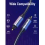 CABLETIME καλώδιο ήχου Toslink CT-AV380-P04GN, gold plated, 5mm, 1m, μαύρο