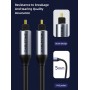 CABLETIME καλώδιο ήχου Toslink CT-AV380-P04GN, gold plated, 5mm, 5m, μαύρο