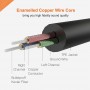 CABLETIME καλώδιο προέκτασης ήχου 3.5mm CT-AV311-P11FG, gold plated, 0.5m, μαύρο
