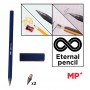 MP eternal μολύβι PE560 με γόμα & 2x ανταλλακτικές μύτες, μπλε