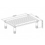 POWERTECH επιτραπέζια βάση οθόνης/laptop PT-1568, 13-32", έως 20kg