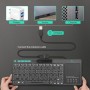 RIITEK ασύρματο πληκτρολόγιο Mini K18S με touchpad, RGB backlit, 2.4GHz & Bluetooth