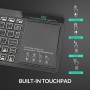 RIITEK ασύρματο πληκτρολόγιο Mini K18S με touchpad, RGB backlit, 2.4GHz & Bluetooth