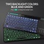 RIITEK ασύρματο πληκτρολόγιο Mini K18S με touchpad, RGB backlit, 2.4GHz & Bluetooth