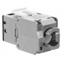 GOOBAY Keystone module RJ45 77943, CAT 6A STP, slim, toolfree, ασημί/μαύρο