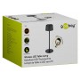 GLOBOSTAR® WHIP 77675 Μοντέρνο DIY Πλεκτό Καλώδιο με Διακόπτη On/Off AC 220-240V IP20 - Κόκκινο & Μαύρο - Μ140 x Π2.7 x Υ1.9cm