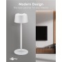 GOOBAY επιτραπέζιο φωτιστικό 77676, 3000K, dimmable, επαναφορτιζόμενο, λευκό