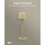 GOOBAY επιτραπέζιο φωτιστικό 77678, 3000K, dimmable, επαναφορτιζόμενο, μπεζ